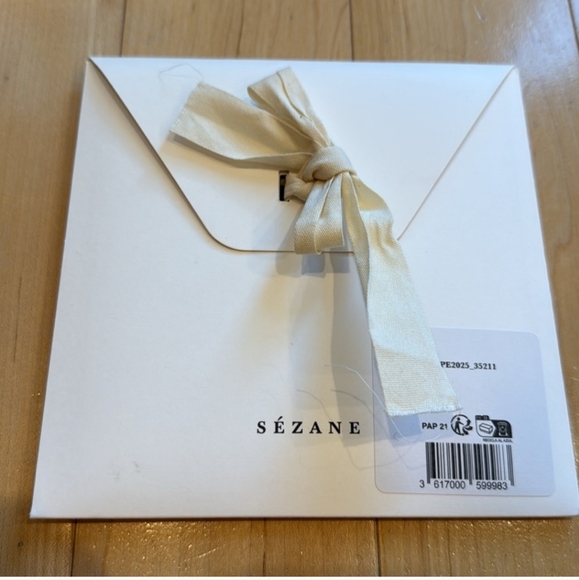 Sezane Leopard Print Scarf - Brown and Cream - Picture 3 of 3